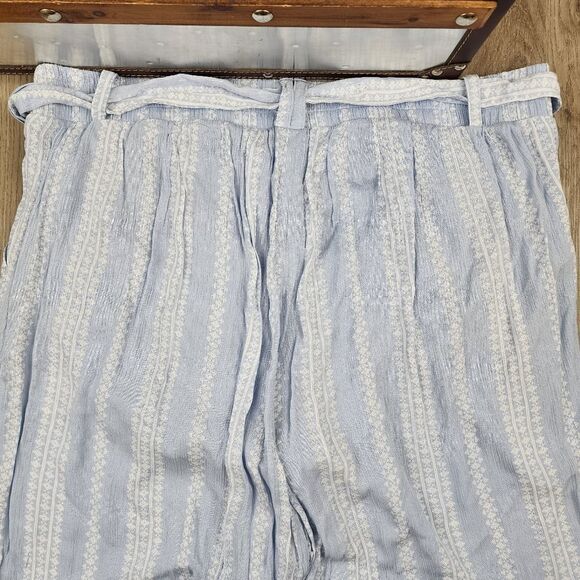 Torrid Pull-On Wide Leg Gauze High Rise Smocked Waistband Pants size 1X - Picture 6 of 8